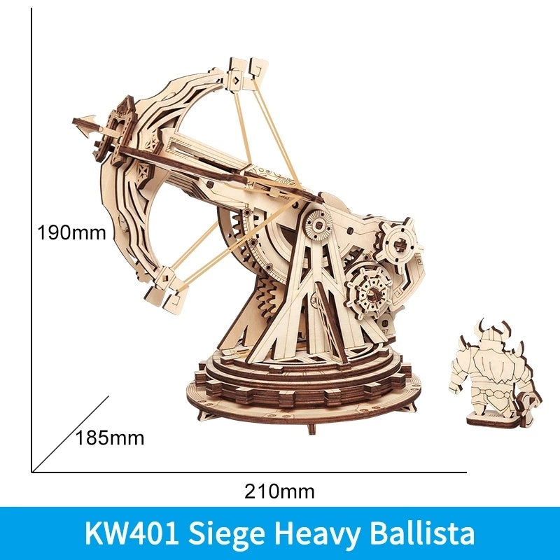 The Siege! 3D Wooden Siege Cannon And Ballista Puzzle