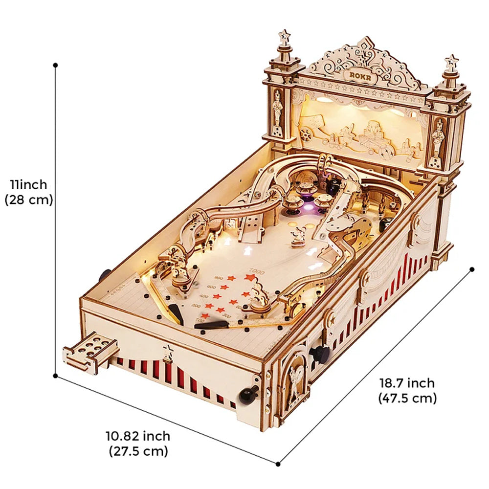 Andy's Room - DIY 3D Wooden Puzzle Pinball Machine