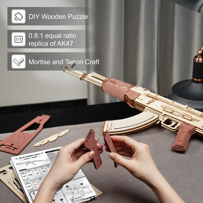 Justice Guard - 3D Wooden Assembly Automatic AK-47