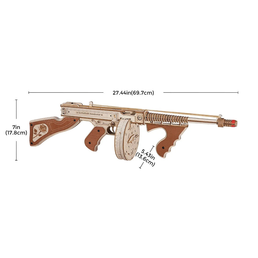 Pinstripe's Protector - Wooden Thompson Submachine Gun