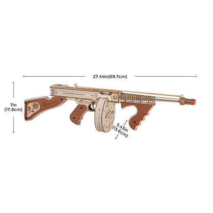 Pinstripe's Protector - Wooden Thompson Submachine Gun