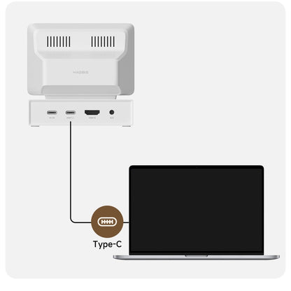 Combot - Mini Computer Secondary Screen Desktop Expansion Dock Chassis