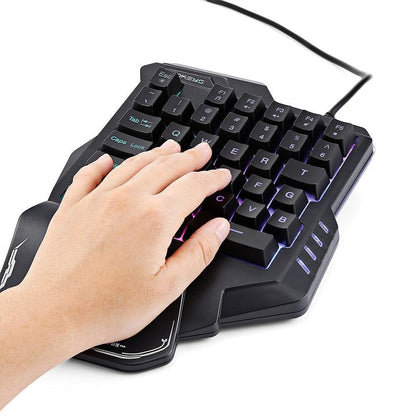 Hook - One-Handed RGB Backlit Mechanical Gaming Keyboard