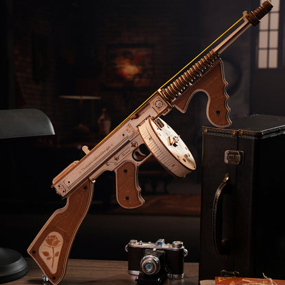 Pinstripe's Protector - Wooden Thompson Submachine Gun