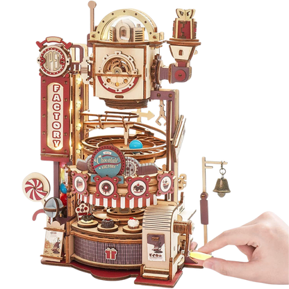 Charlie's Creation - 3D Wooden Marble Chocolate Factory Puzzle