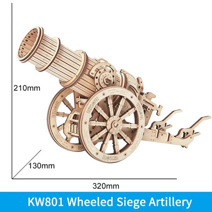 The Siege! 3D Wooden Siege Cannon And Ballista Puzzle